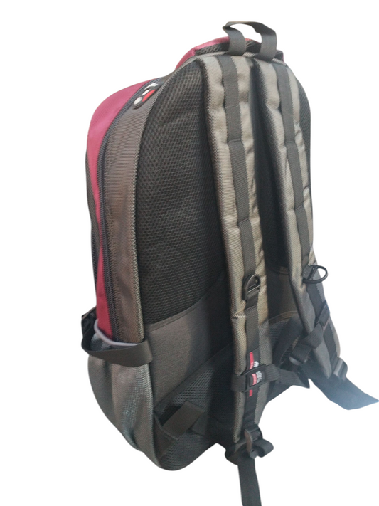 Camel Mountain Laptop Bag Black/Maroon