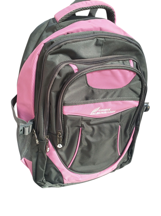 Camel Mountain Laptop Bag Grey/Pink