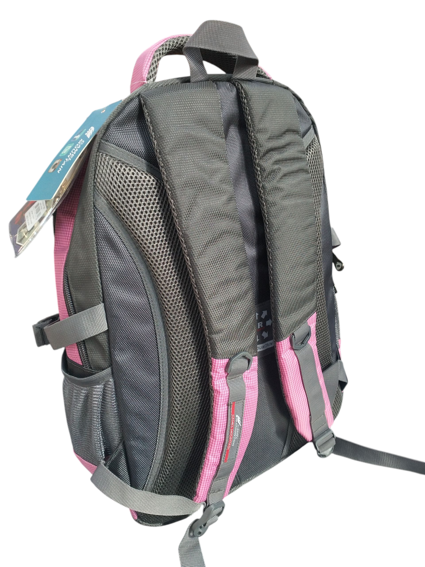 Camel Mountain Laptop Bag Grey/Pink
