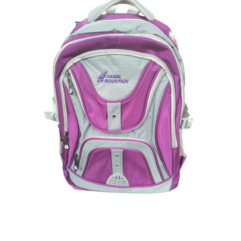 Camel Mountain Laptop Bag Grey/Purple