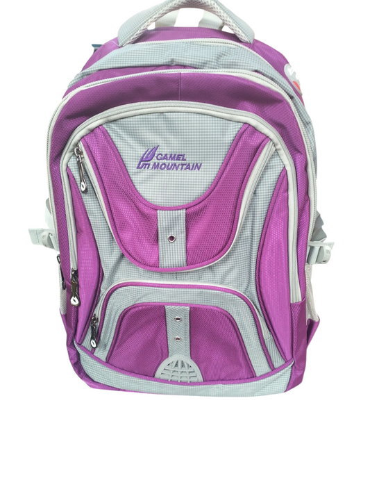 Camel Mountain Laptop Bag Grey/Purple