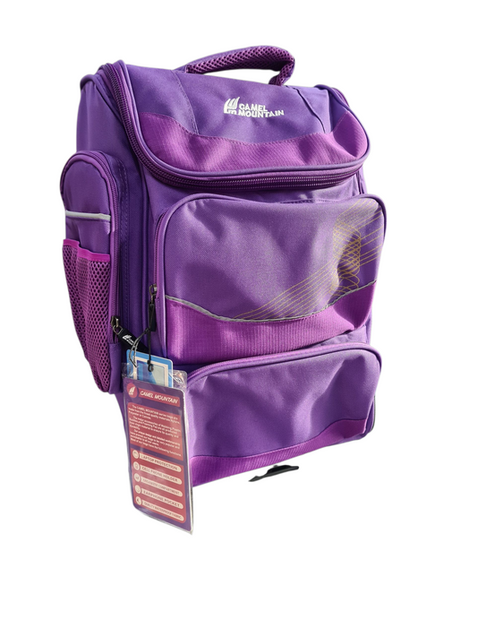 Camel Mountain Large Trolley Bag Purple