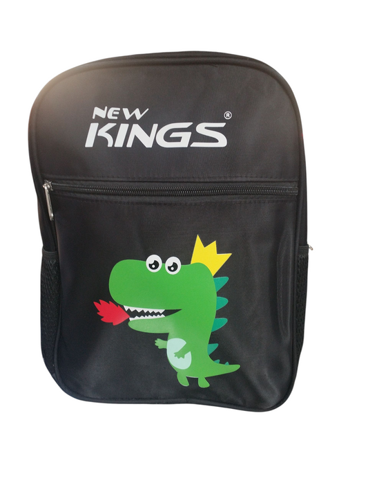 New Kings Dino Backpack Black
