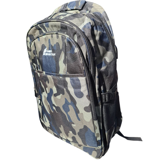Camel Mountain Laptop Bag Black/Grey Arm