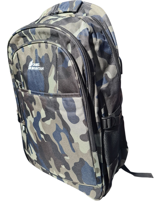 Camel Mountain Laptop Bag Green/Navy Army
