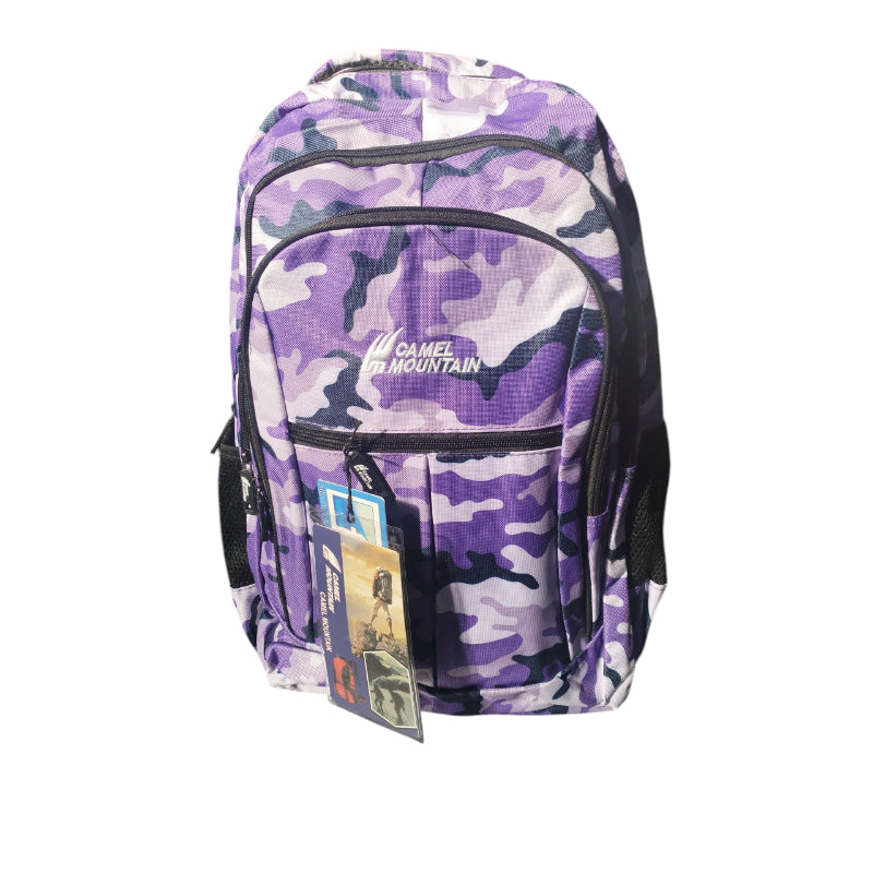 Camel Mountain Laptop Bag Purple Army