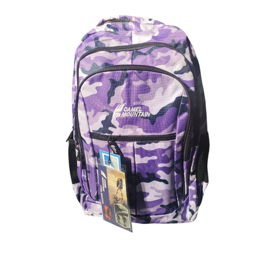 Camel Mountain Laptop Bag Purple Army
