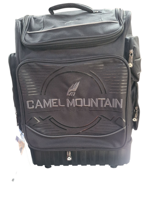 Camel Mountain Large Hiking Trolley Bag Black