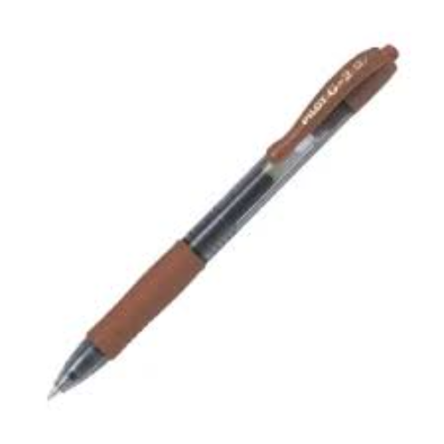 PILOT BL G2 7 FINE CARAMEL /BROWN