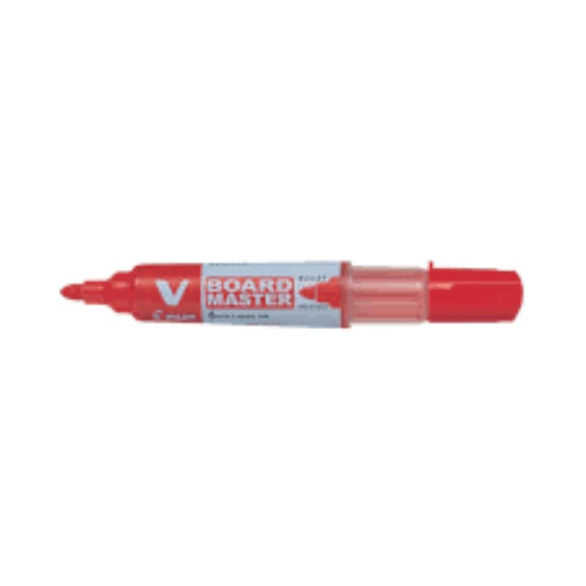 Pilot V Board Master W/B Red