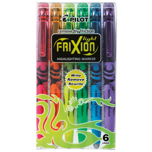 Pilot Frixion Highlighters 6`S