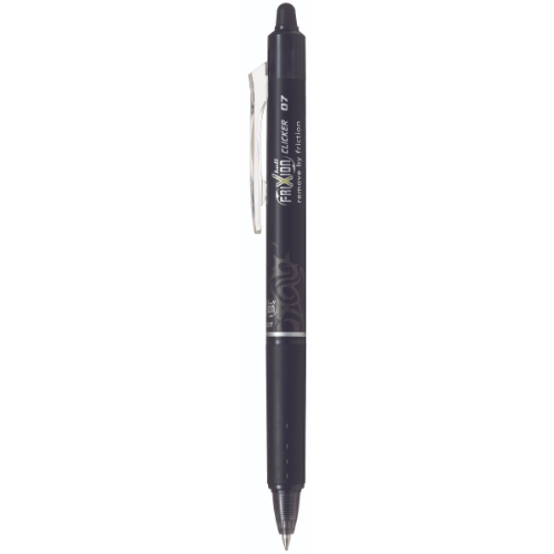 PILOT FRIXION CLICKER 0.7 BLACK LOOSE