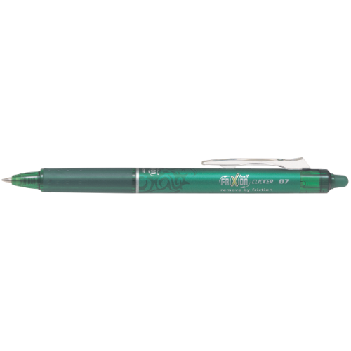 PILOT FRIXION CLICKER 0.7 GREEN