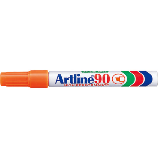 Artline 90 Orange Permanent Marker