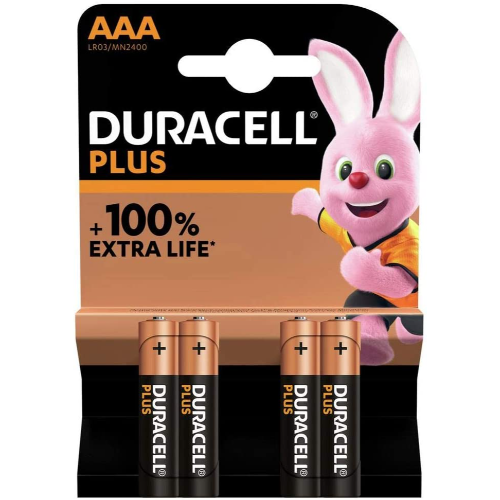 DURACELL PLUS BATTERIES 4S