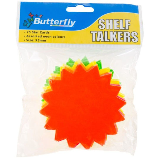 Shelf Talkers Stars 75s 95mm