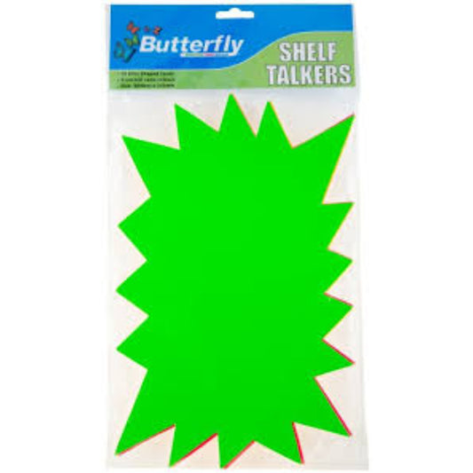 Shelf Talkers Blitz Cards 20s 304x203mm