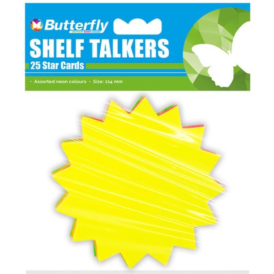 Shelf Talkers 25s Stars 114mm