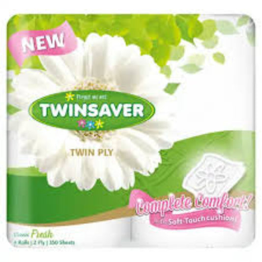 Twinsaver Toilet 2 Ply Elite 4`S