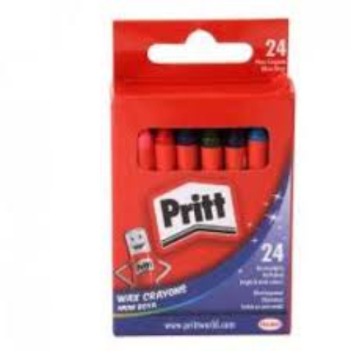 PRITT WAX CRAYONS A24