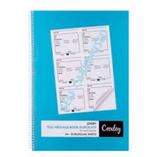 JD 40M TELEPHONE MESSAGE BOOK
