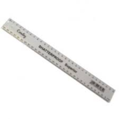 RULER 30CM SHATTERPROOF CROXLE