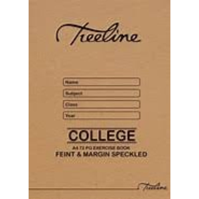 A4 72Pg Feint Speckled Margin Book