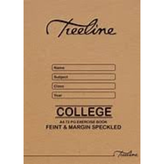 A4 72Pg Feint Speckled Margin Book