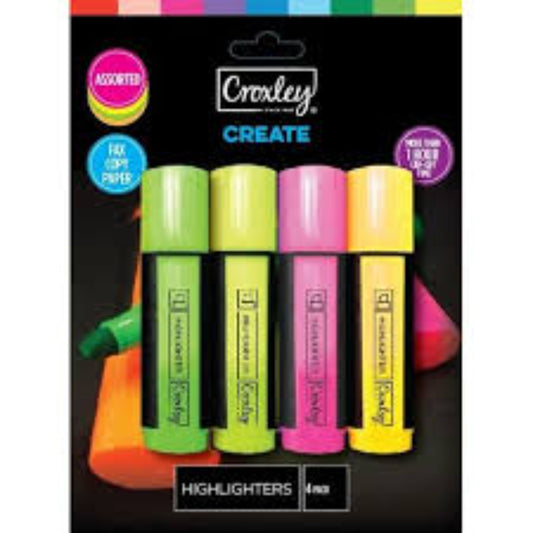 Croxley Highlighters 4s