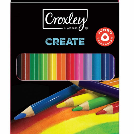 Croxley Jumbo Color Pencils 12`S