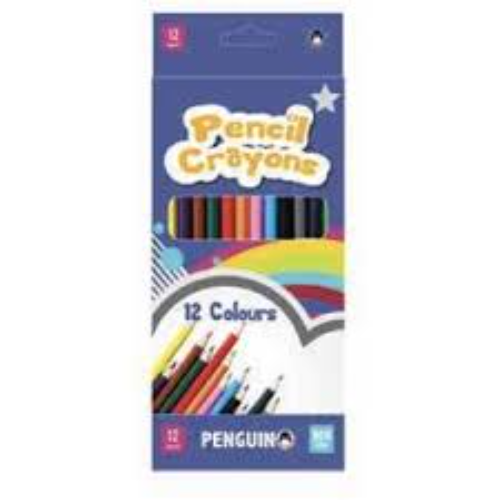 PENCIL COLORS 12L PENGUIN