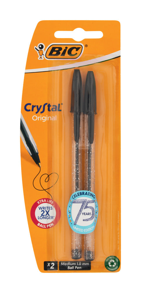 Bic Crystal Black 2s