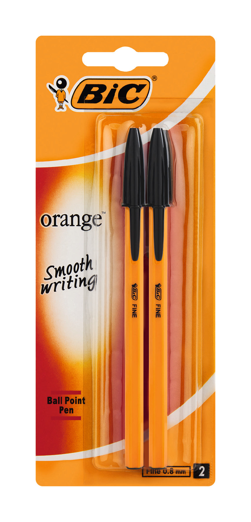 Bic Orange Fine Black 2s