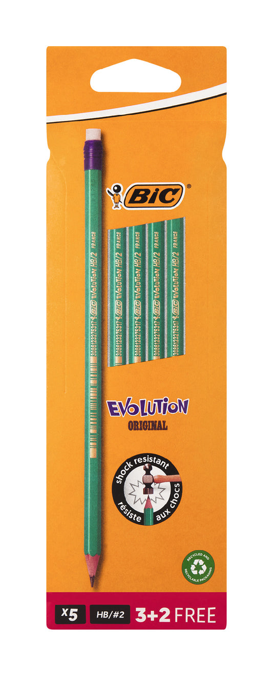 Bic Evolution Pencils 3+2