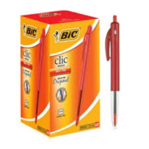 BIC CLICK RED 60'S