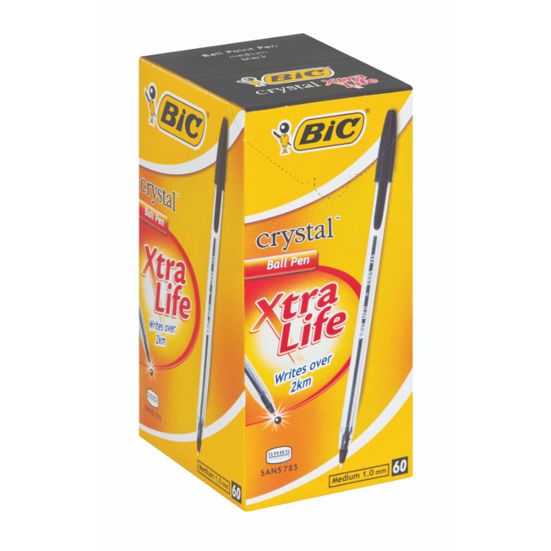 Bic Crystal Extra Life Black 60S