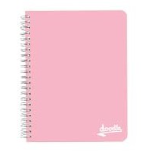 DOODLE WIRO A5 NOTE BOOK PINK