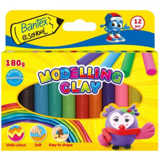 Bantex Modelling Clay 12pc