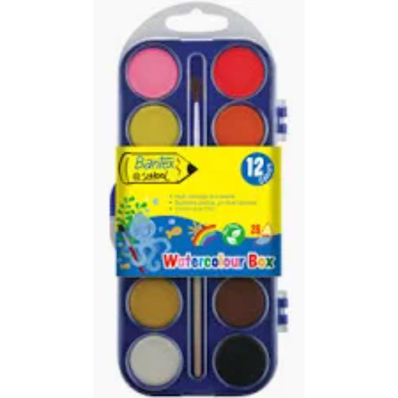 Bantex Water Color Box 12s