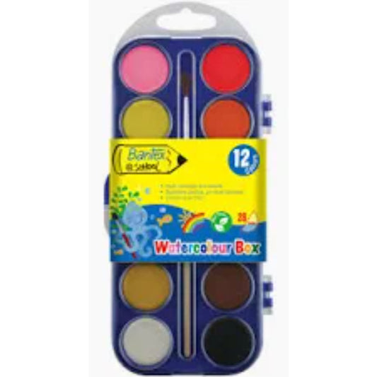 Bantex Water Color Box 12s