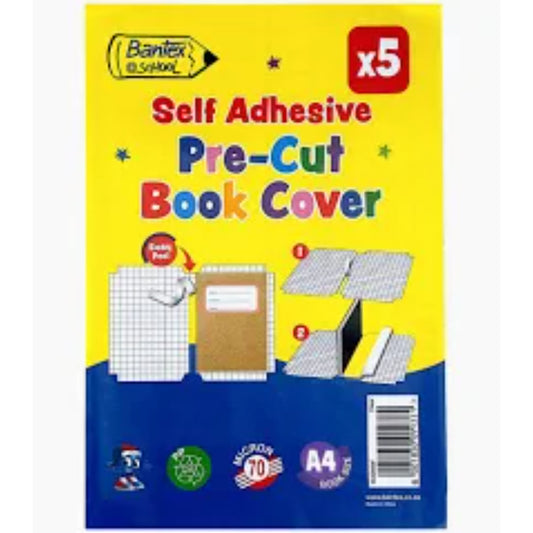 Bantex A4 Self Adhesive Pre Cut Covers