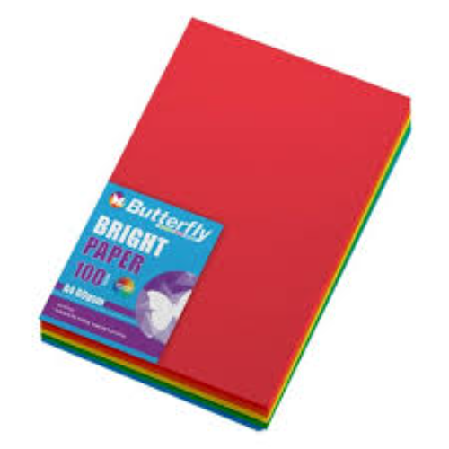 A4 80g COLOR PAPER 100'S BRIGH