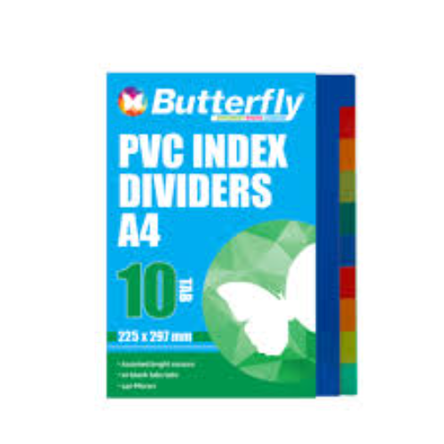 DIVIDERS BUTTERFLY1-10 BRIGHT