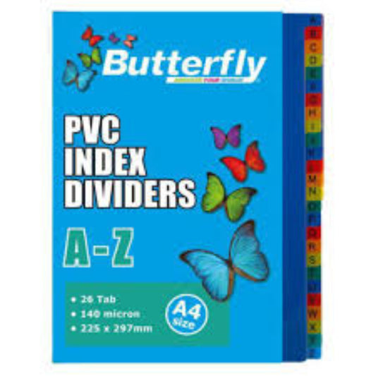 Dividers A-Z Brd Butterfly