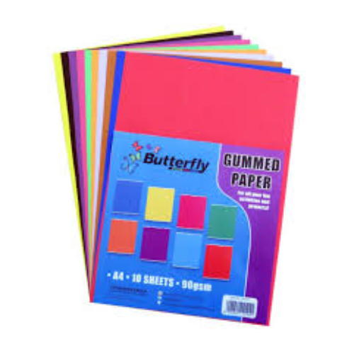 GUMMED PAPER A4 10 SHEETS