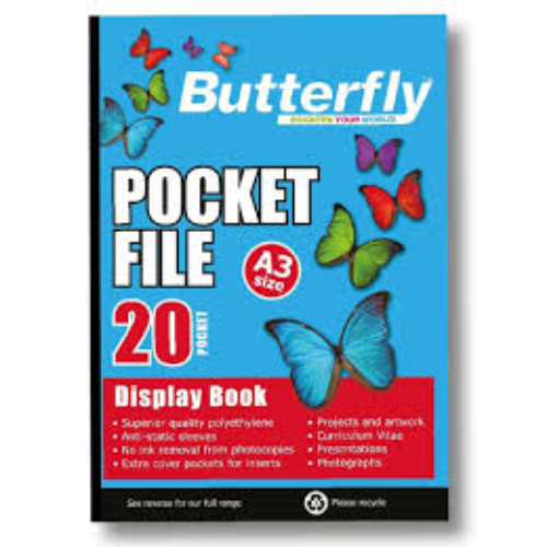 SHOW FILE 20PG A3 BUTTERFLY