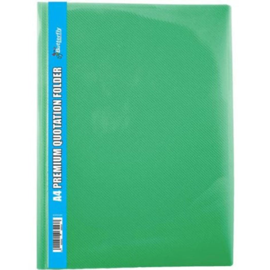 Quotation Folder B/Fly Green Premium