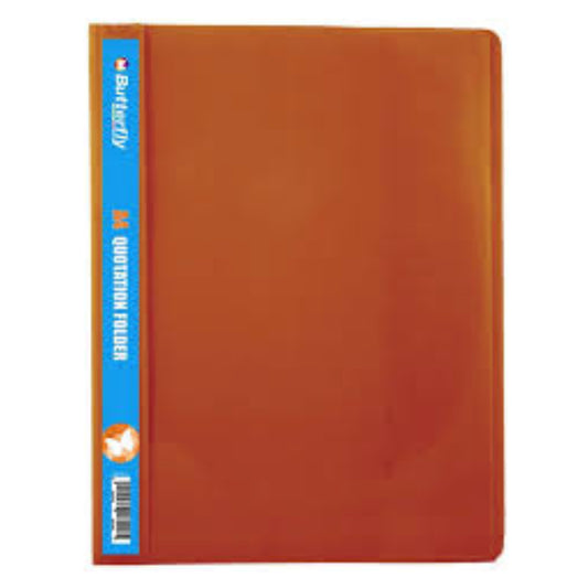 Quotation Folder B/Fly Orange Premium