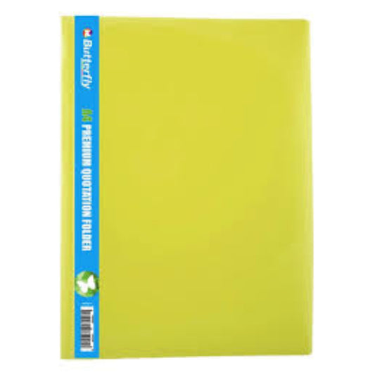 Quotation Folder B/Fly Yel Premium