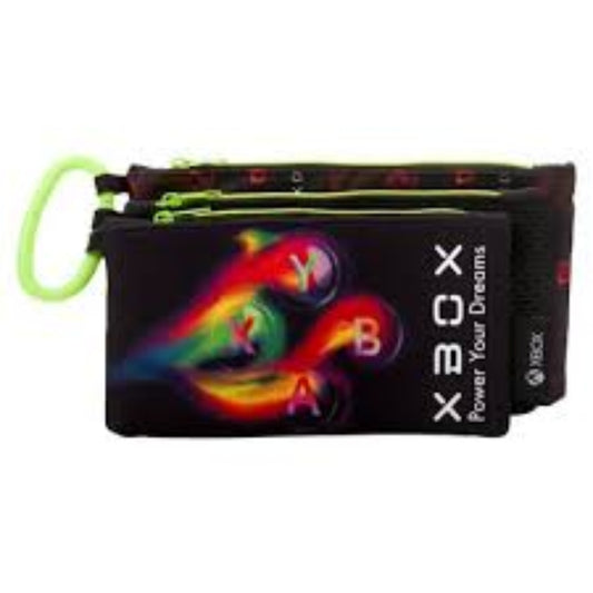 Xbox 3 Compartment Pencil Case